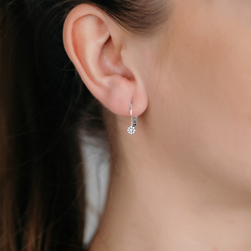 Cercei Aur 18k Diamante BLANCO'S Cercei Aur 18k Diamante BLANCO'S