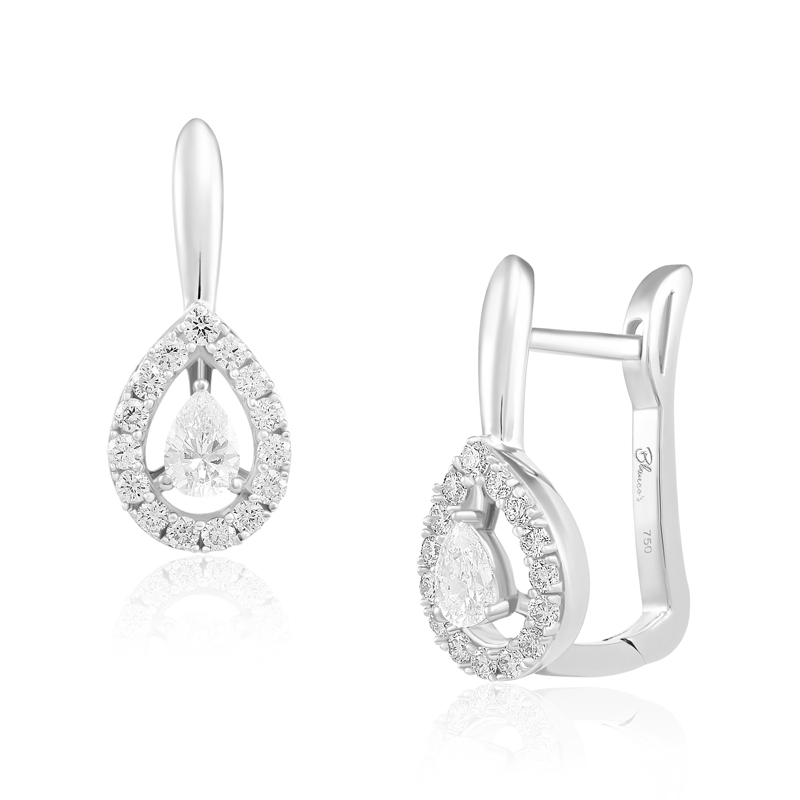 Cercei Aur 18k Diamante BLANCO'S Cercei Aur 18k Diamante BLANCO'S