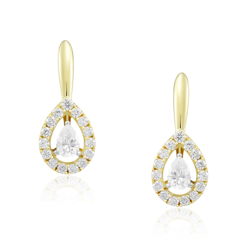 Cercei Aur 18k Diamante BLANCO'S Cercei Aur 18k Diamante BLANCO'S