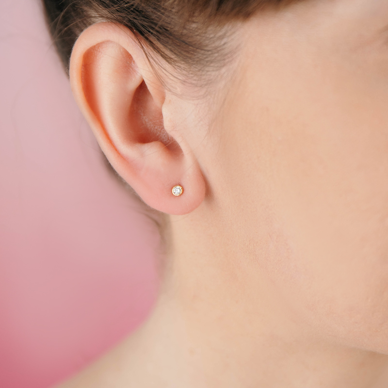 Cercei Aur 18k Diamante BLANCO'S