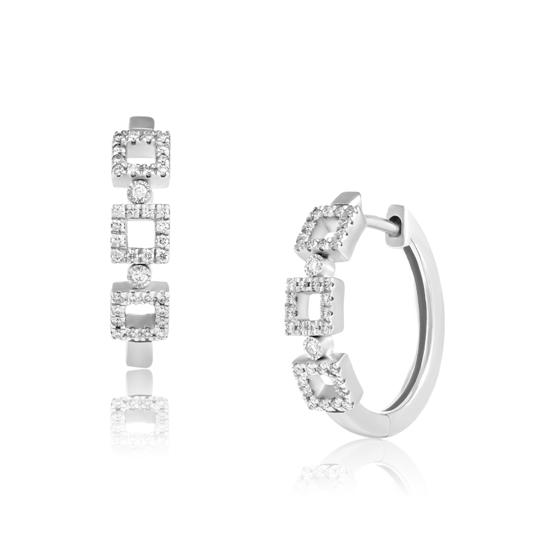 Cercei Aur 18k Diamante BLANCO'S Cercei Aur 18k Diamante BLANCO'S