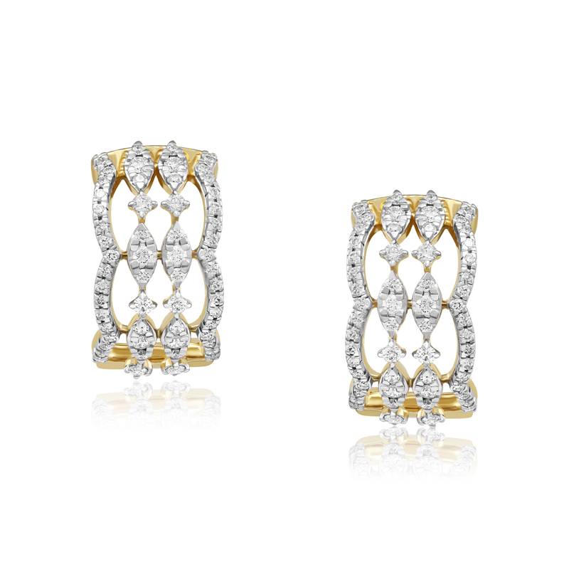 Cercei Aur 18k Diamante BLANCO'S Cercei Aur 18k Diamante BLANCO'S