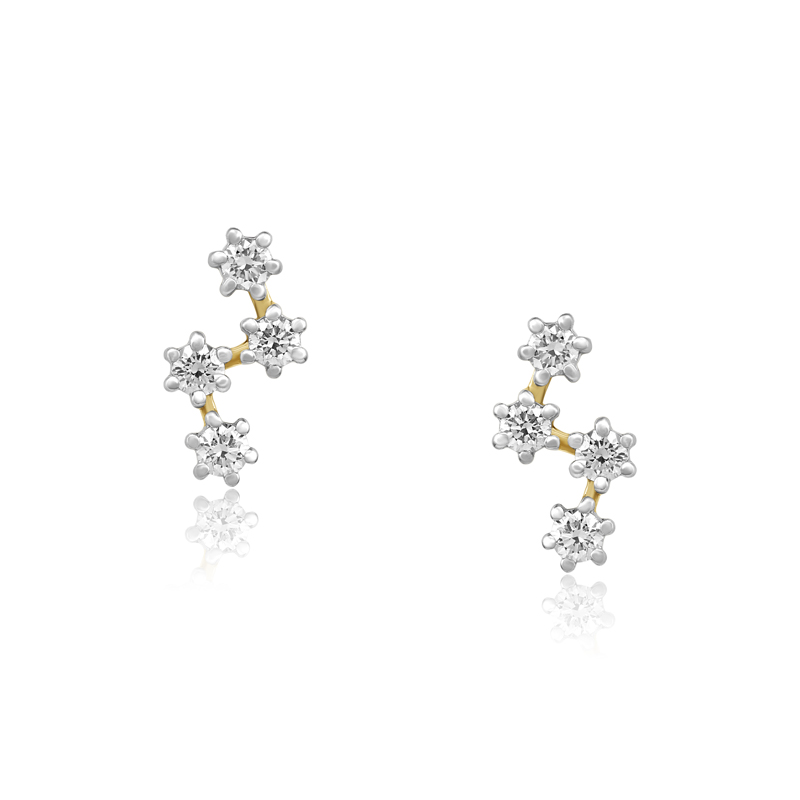 Cercei Aur 18k Diamante BLANCO'S Cercei Aur 18k Diamante BLANCO'S