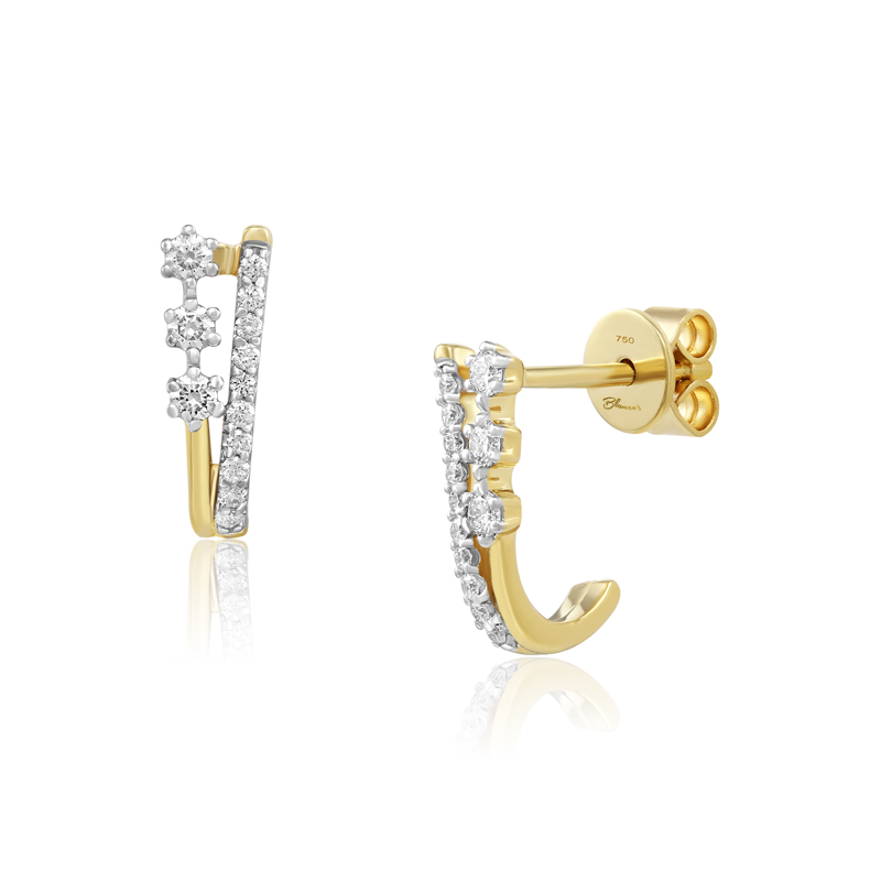 Cercei Aur 18k Diamante BLANCO'S Cercei Aur 18k Diamante BLANCO'S