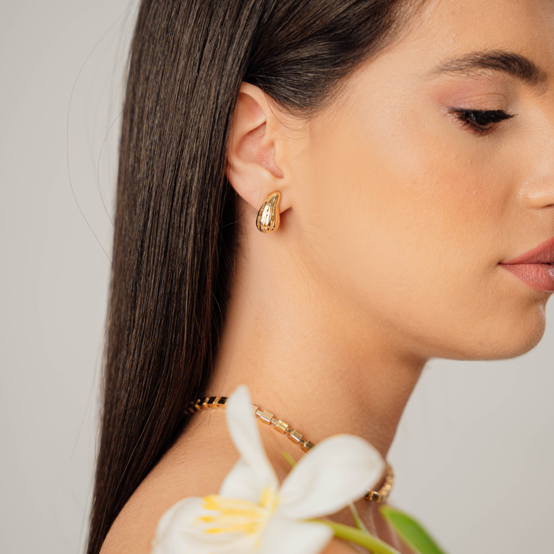 Cercei Fiore Aur 14k SABRINI Cercei Fiore Aur 14k SABRINI