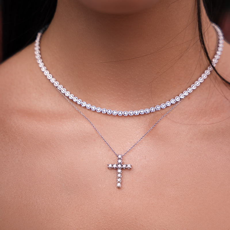 Colier Tennis Aur 18k Diamante BLANCO'S