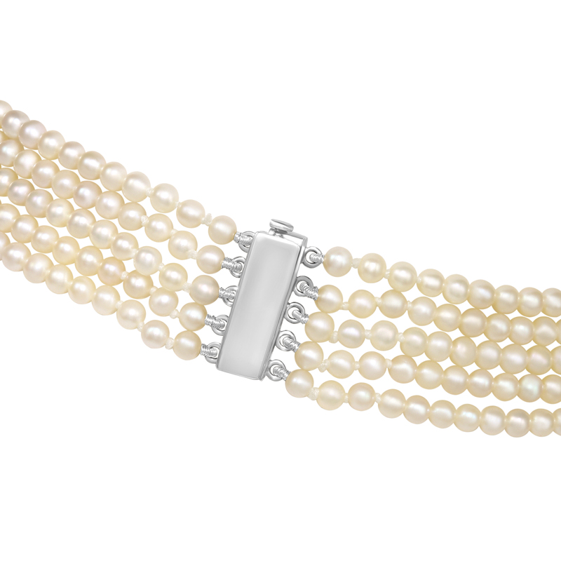 Colier Aur 18k Perla AKOYA, Diamante PASSIONE PERLA 