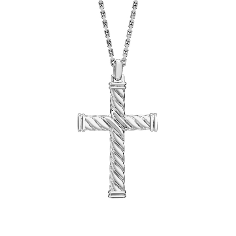 Pandantiv Cruce cu Lant Argint 925 LEO MARCUS