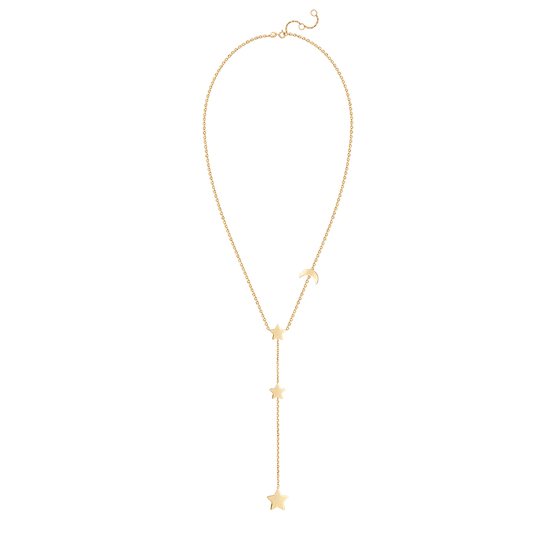 Colier Stele, Semiluna Aur 14k SABRINI