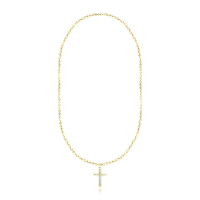 Pandantiv Cruce Aur 14k LEO MARCUS Pandantiv Cruce Aur 14k LEO MARCUS