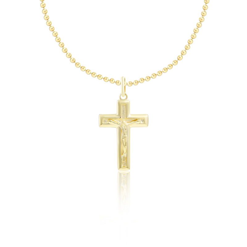 Pandantiv Cruce Aur 14k LEO MARCUS Pandantiv Cruce Aur 14k LEO MARCUS
