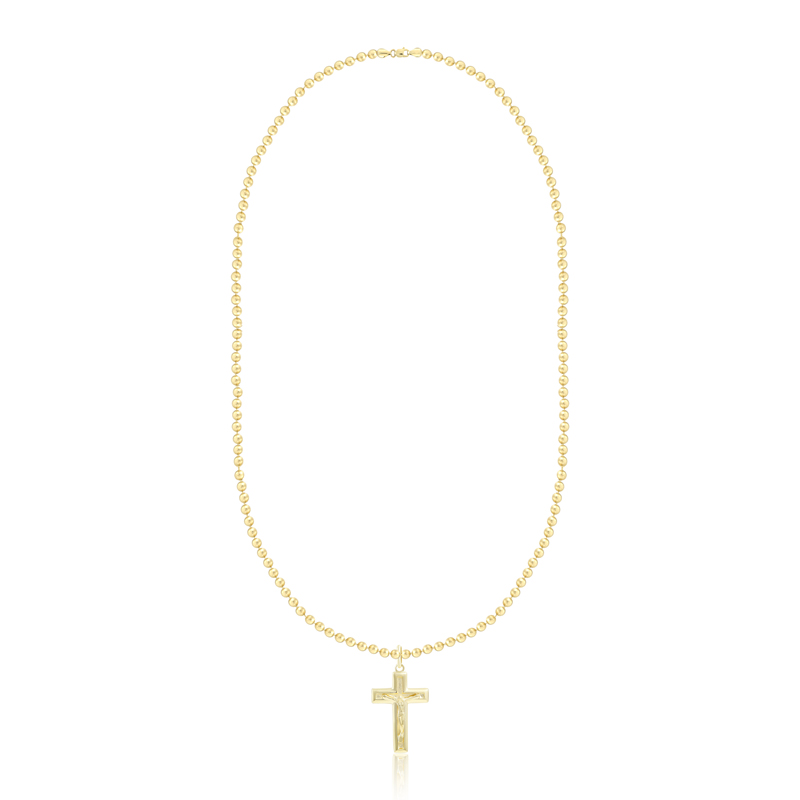 Pandantiv Cruce Aur 14k LEO MARCUS Pandantiv Cruce Aur 14k LEO MARCUS