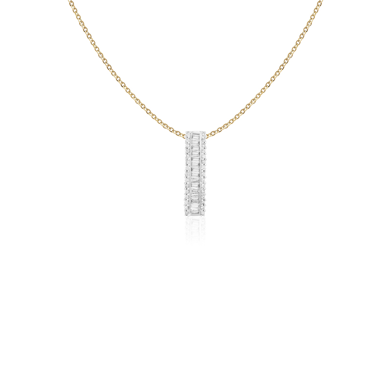Pandantiv cu Lant Aur 18k Diamante BLANCO'S Pandantiv cu Lant Aur 18k Diamante BLANCO'S