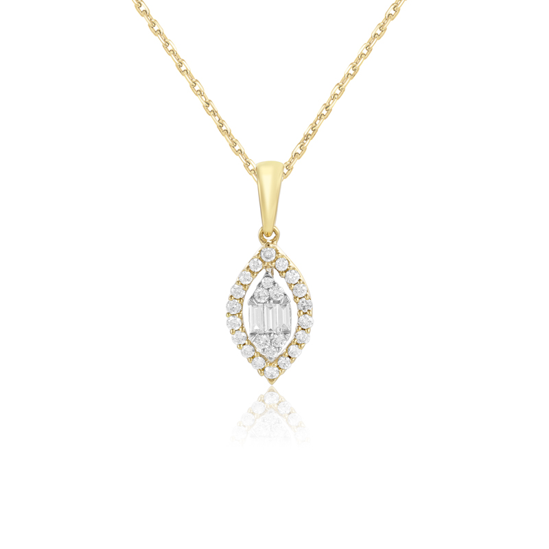 Pandantiv Aur 18k Diamante BLANCO'S