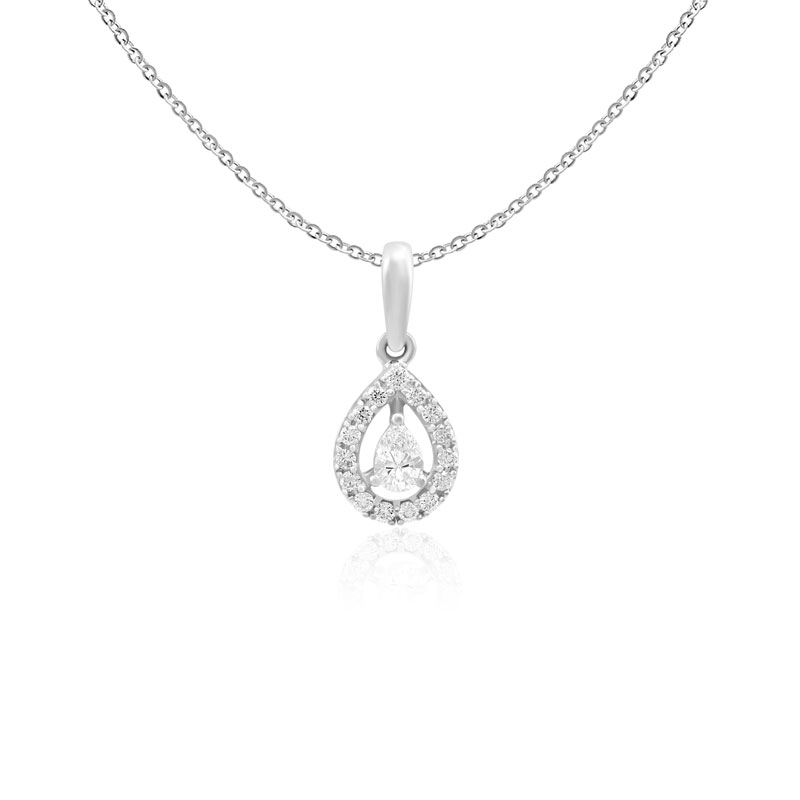 Pandantiv cu Lant Aur 18k Diamante BLANCO'S 