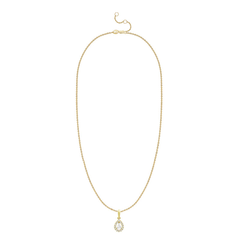 Pandantiv cu Lant Aur 18k Diamante BLANCO'S 