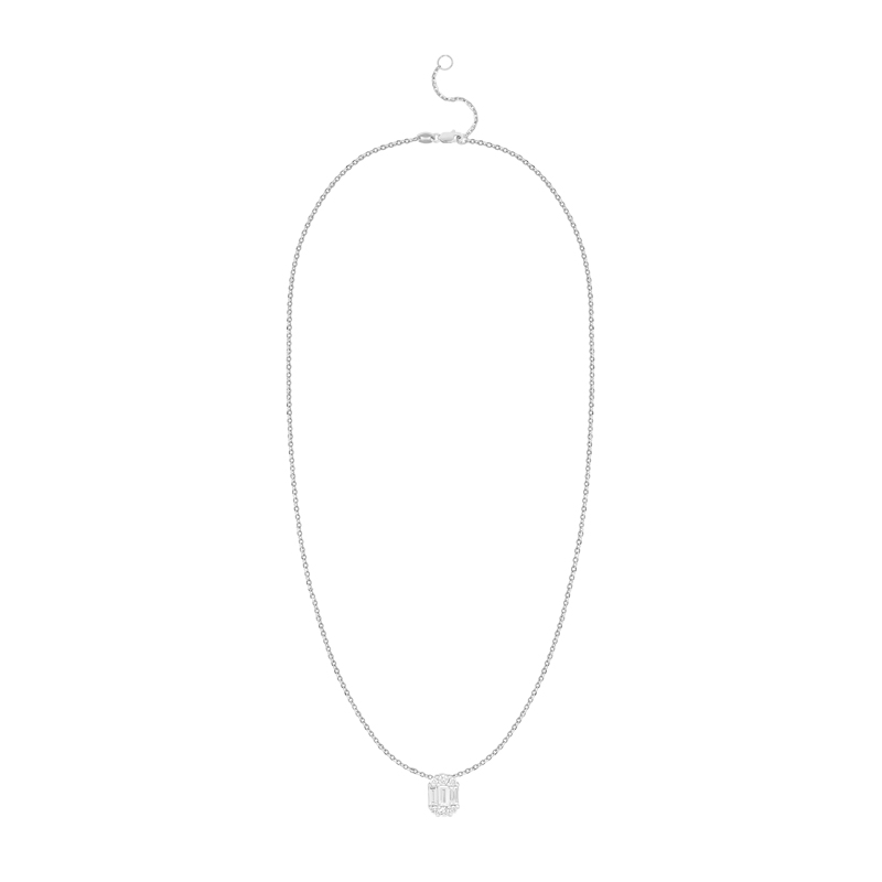 Pandantiv cu Lant Aur 18k Diamante BLANCO'S