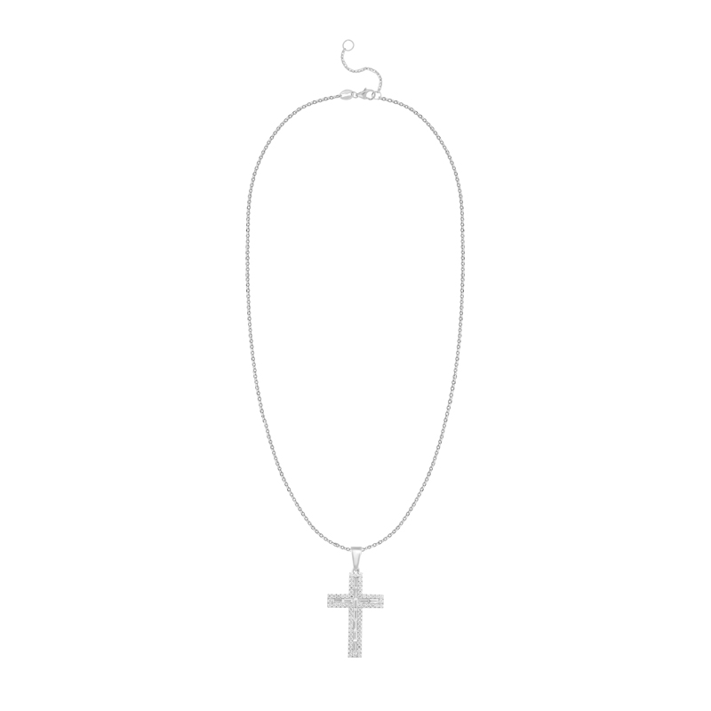 Pandantiv Cruce Aur 18k Diamante BLANCO'S