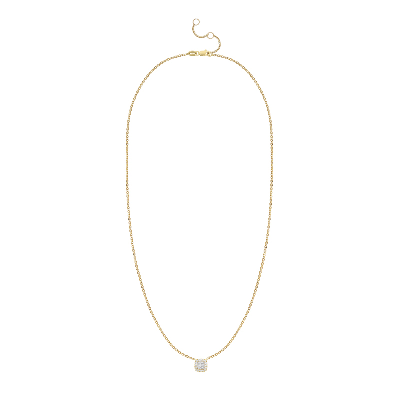 Pandantiv cu Lant Aur 18k Diamante BLANCO'S