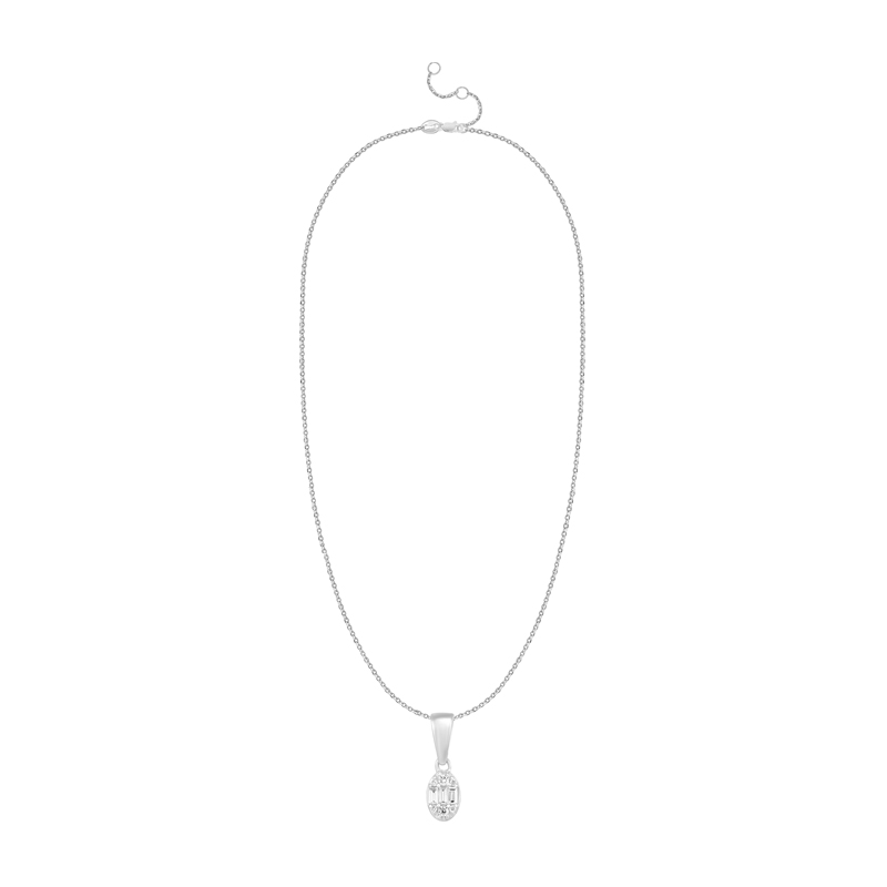 Pandantiv cu Lant Aur 18k Diamante BLANCO'S