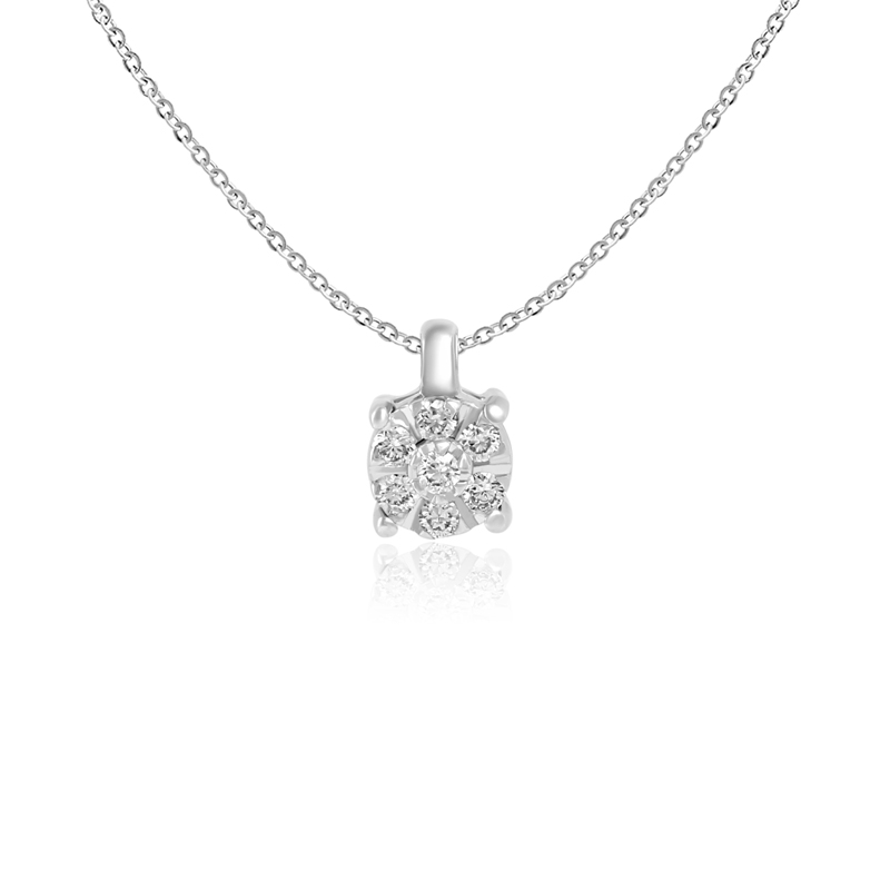 Pandantiv cu Lant Aur 18k Diamante BLANCO'S Pandantiv cu Lant Aur 18k Diamante BLANCO'S