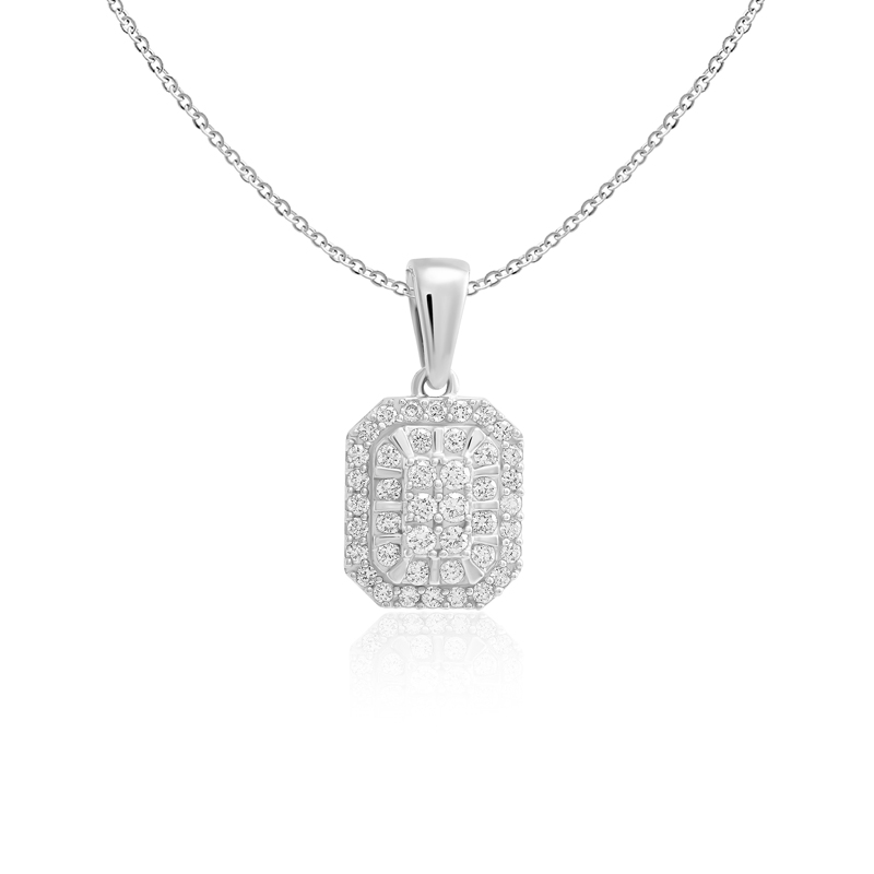 Pandantiv cu Lant Aur 18k Diamante BLANCO'S Pandantiv cu Lant Aur 18k Diamante BLANCO'S