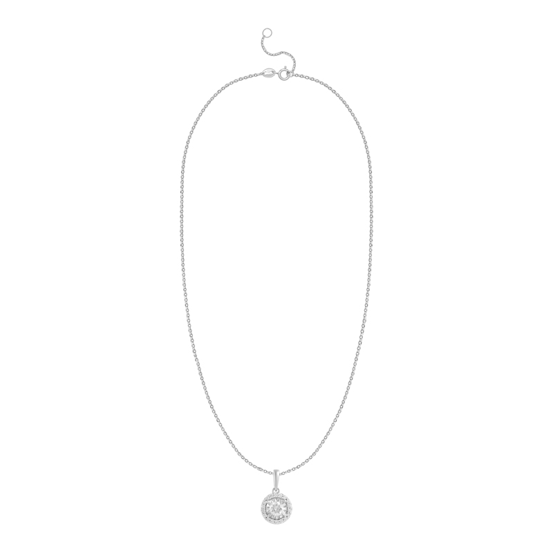 Pandantiv cu Lant Aur 18k Diamante BLANCO'S