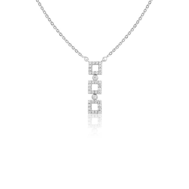 Pandantiv cu Lant Aur 18k Diamante BLANCO'S Pandantiv cu Lant Aur 18k Diamante BLANCO'S