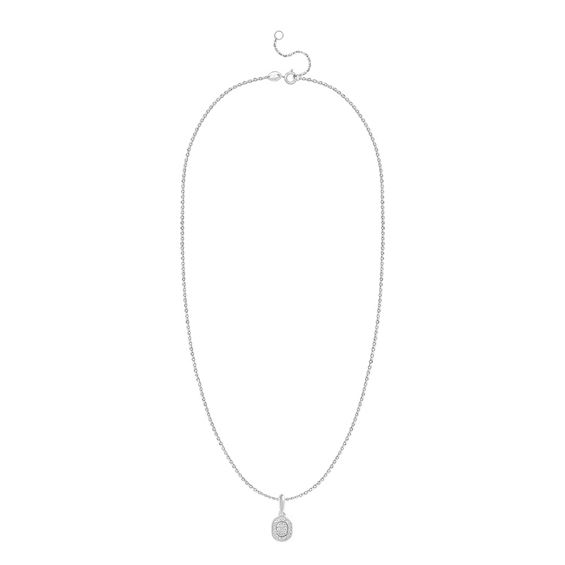 Pandantiv cu Lant Aur 18k Diamante BLANCO'S