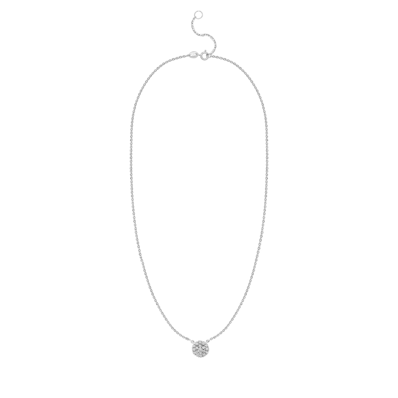 Pandantiv cu Lant Aur 18k Diamante BLANCO'S