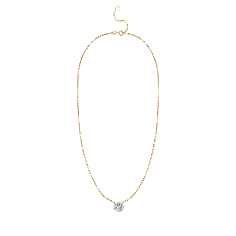 Pandantiv cu Lant Aur 18k Diamante BLANCO'S