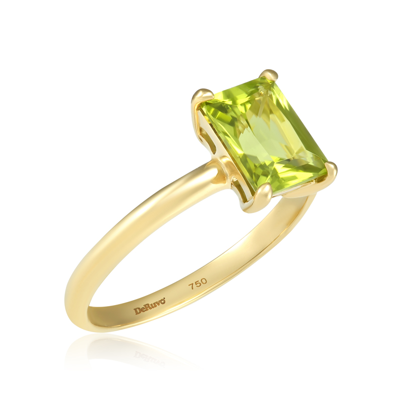 Inel Aur 18k Peridot, DERUVO