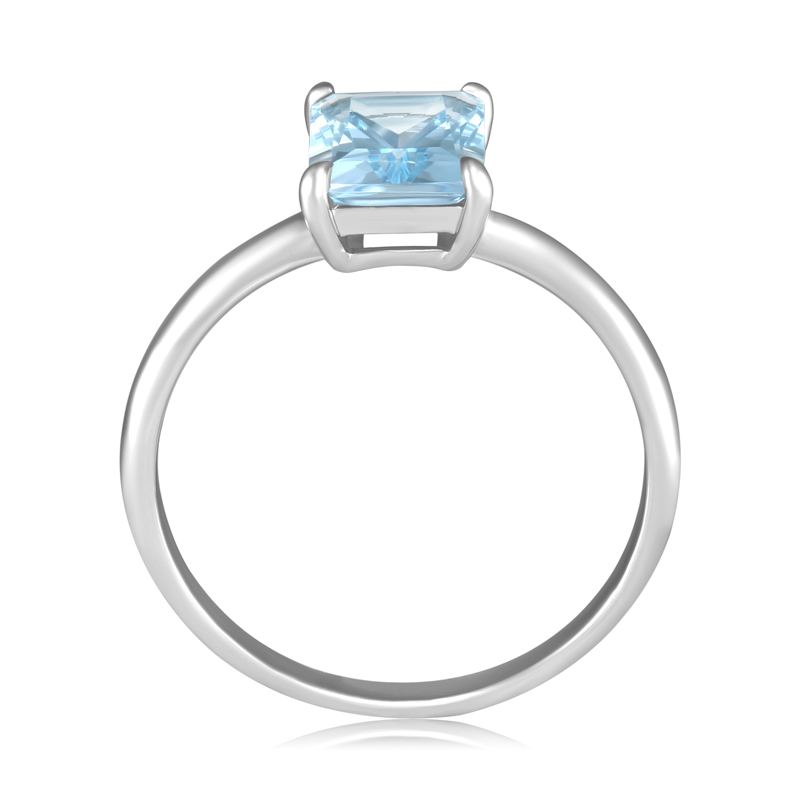 Inel Aur 18k Sky Blue Topaz , DERUVO