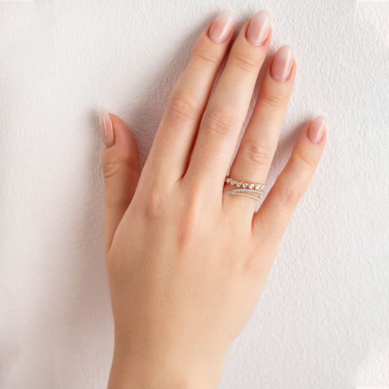 Inel Aur 18k Diamante BLANCO'S