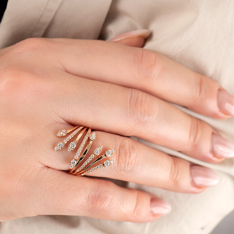 Inel Aur 18k Diamante BLANCO'S