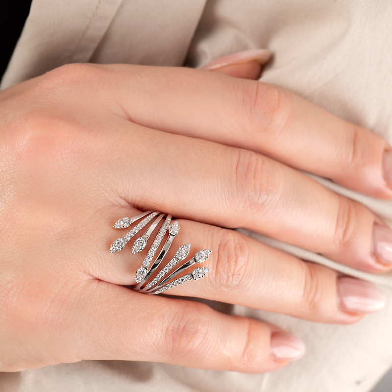 Inel Aur 18k Diamante BLANCO'S