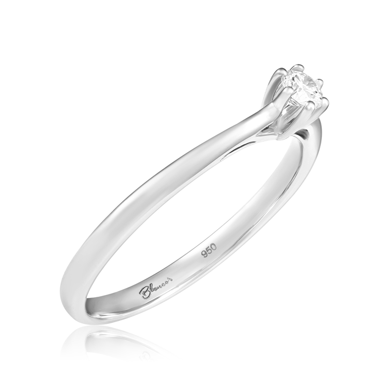 Inel Logodna Platina 950 Diamant BLANCO'S