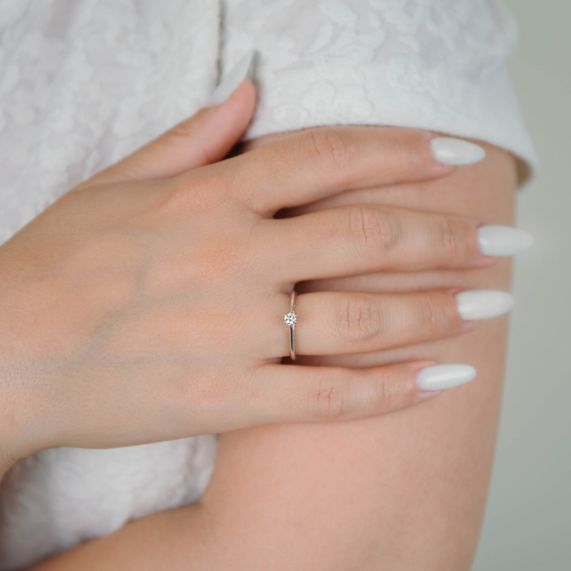 Inel Logodna Platina 950 Diamant BLANCO'S