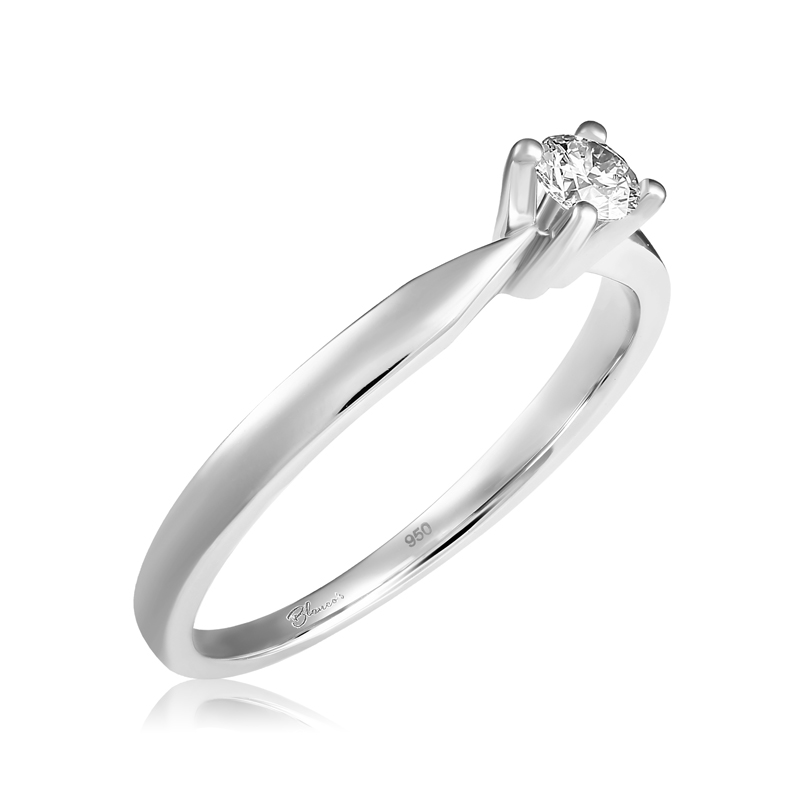 Inel Logodna Platina 950 Diamante BLANCO'S Inel Logodna Platina 950 Diamante BLANCO'S