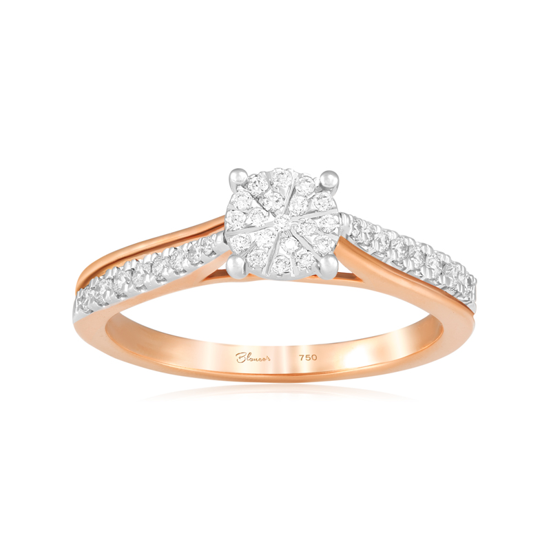 Inel Logodna Aur 18k Diamante BLANCO'S