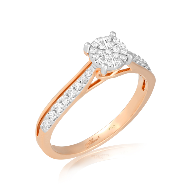 Inel Logodna Aur 18k Diamante BLANCO'S