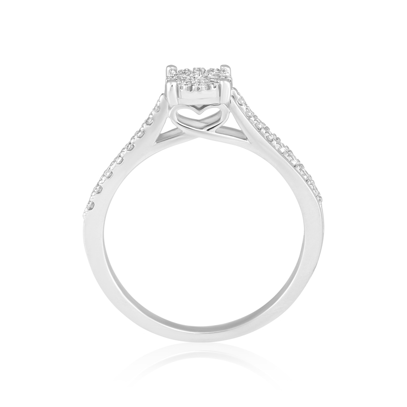 Inel Logodna Aur 18k Diamante BLANCO'S