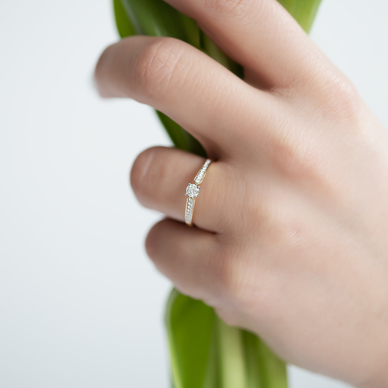 Inel Logodna Aur 18k Diamante BLANCO'S Inel Logodna Aur 18k Diamante BLANCO'S