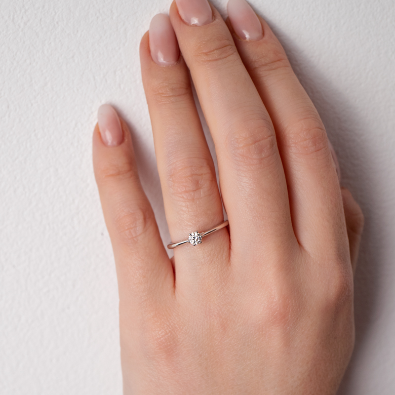 Inel Logodna Platina 950 Diamant BLANCO'S