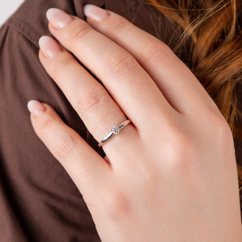 Inel Logodna Platina 950 Diamant BLANCO'S