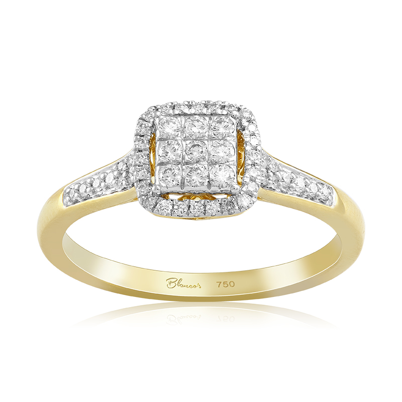 Inel Aur 18k Diamante BLANCO'S
