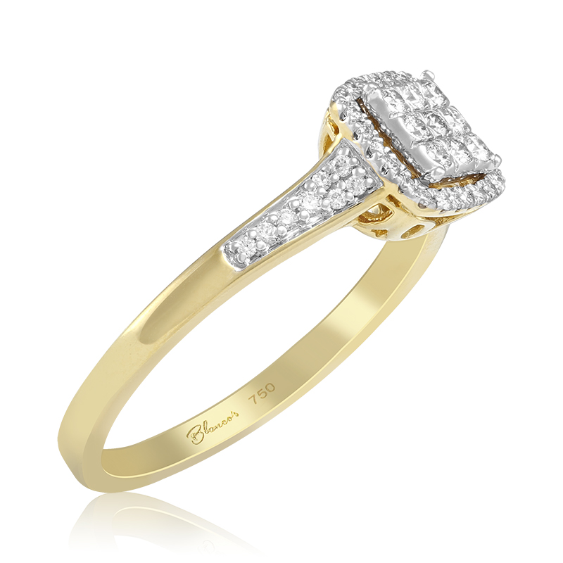 Inel Aur 18k Diamante BLANCO'S