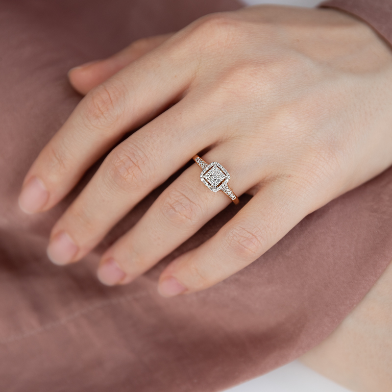 Inel Aur 18k Diamante BLANCO'S