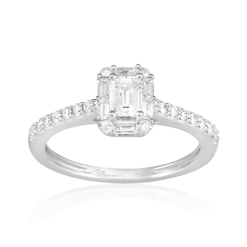 Inel Logodna Aur 18k Diamante BLANCO'S Inel Logodna Aur 18k Diamante BLANCO'S