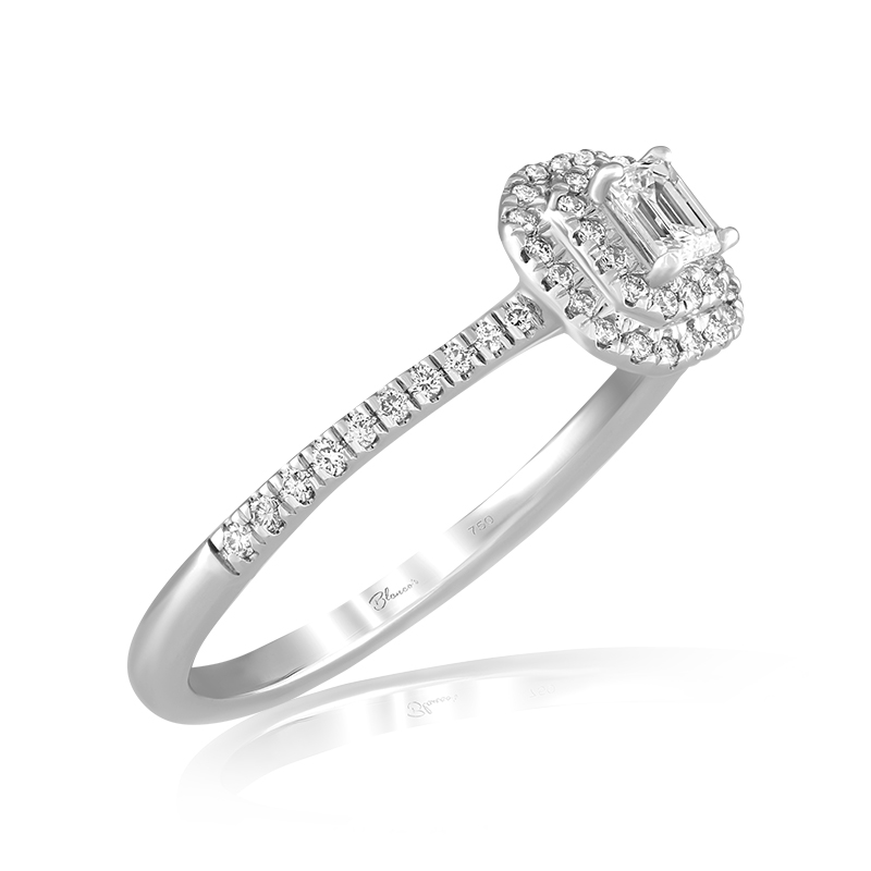 Inel Logodna Aur 18k Diamante BLANCO'S